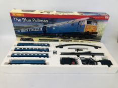 HORNBY "THE BLUE PULLMAN" 00 GAUGE R1093 ELECTRIC TRAIN SET BOXED - SOLD AS SEEN