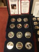 WESTMINSTER COINS IN CASES COMPRISING 2015 REFLECTIONS OF A REIGN (24 COINS),