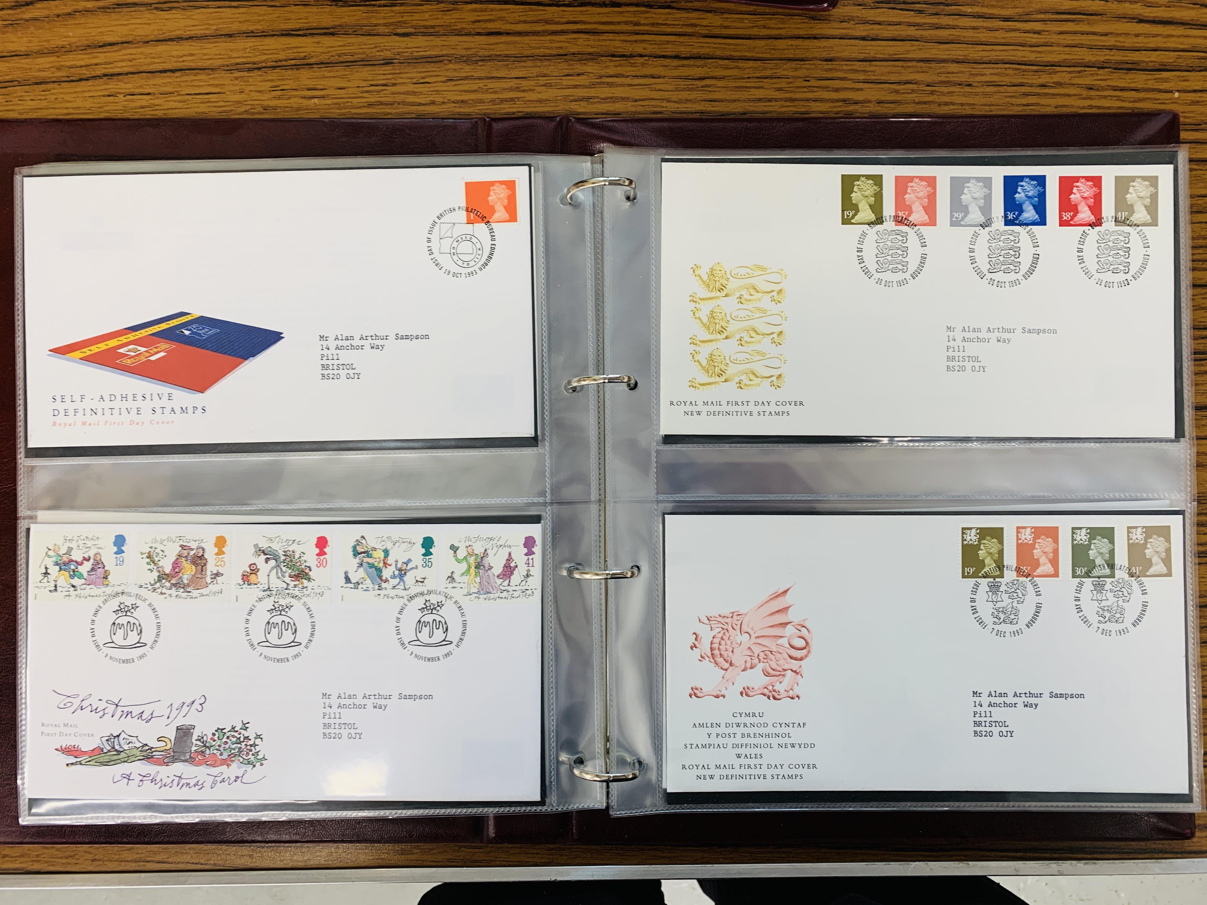 TWO ALBUMS WITH 1980-99 GB FDC, ALSO QUANTITY POSTCARDS TO INCLUDE GRETNA GREEN, DORSET, DEVON, - Image 15 of 28