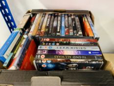 2 X BOXES OF ASSORTED DVDS