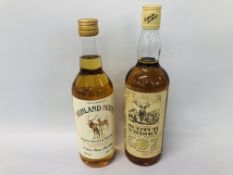 3 X BOTTLES OF WHISKY TO INCLUDE HIGHLAND MOUNT 700ML,