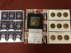 WESTMINSTER ROYAL BRITISH LEGION 'LIVE ON' COMMEMORATIVE COLLECTION IN THREE FOLDERS,