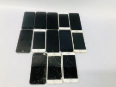 13 X APPLE IPHONE - 5 A/F - ICLOUD LOCKED - SPARES & REPAIRS ONLY - SOLD AS SEEN