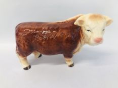 A MELBA WARE HEREFORD BULL