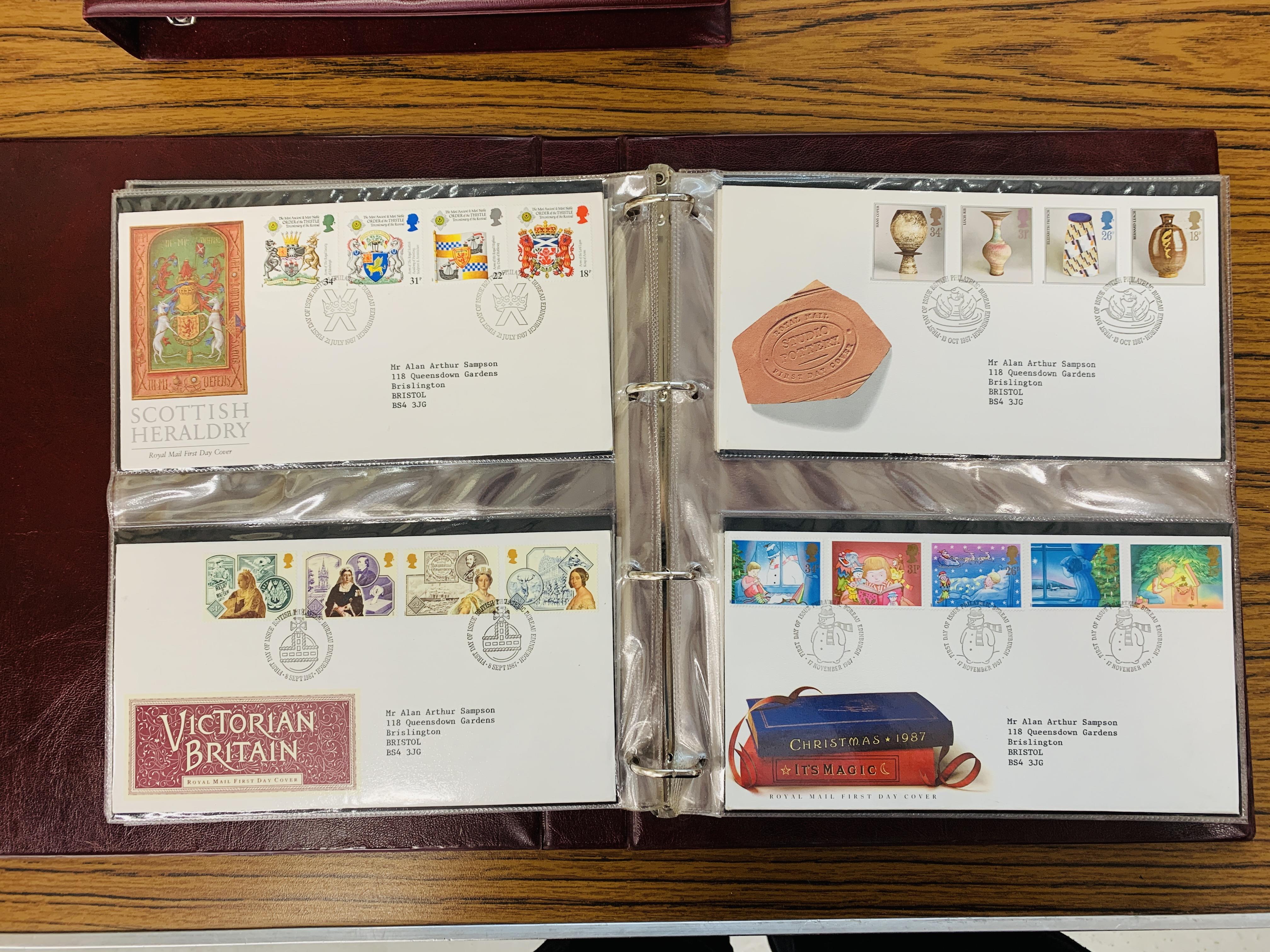 TWO ALBUMS WITH 1980-99 GB FDC, ALSO QUANTITY POSTCARDS TO INCLUDE GRETNA GREEN, DORSET, DEVON, - Image 21 of 28