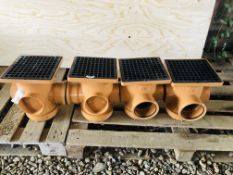 4 OSMA BOTTLE GULLY DRAINS 110MM