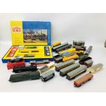 PART HORNBY DUBLO "00" GAUGE TRAIN SET ALONG WITH MISC.