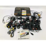 AN ATARI VIDEO COMPUTER SYSTEM AND ACCESSORIES - SOLD AS SEEN