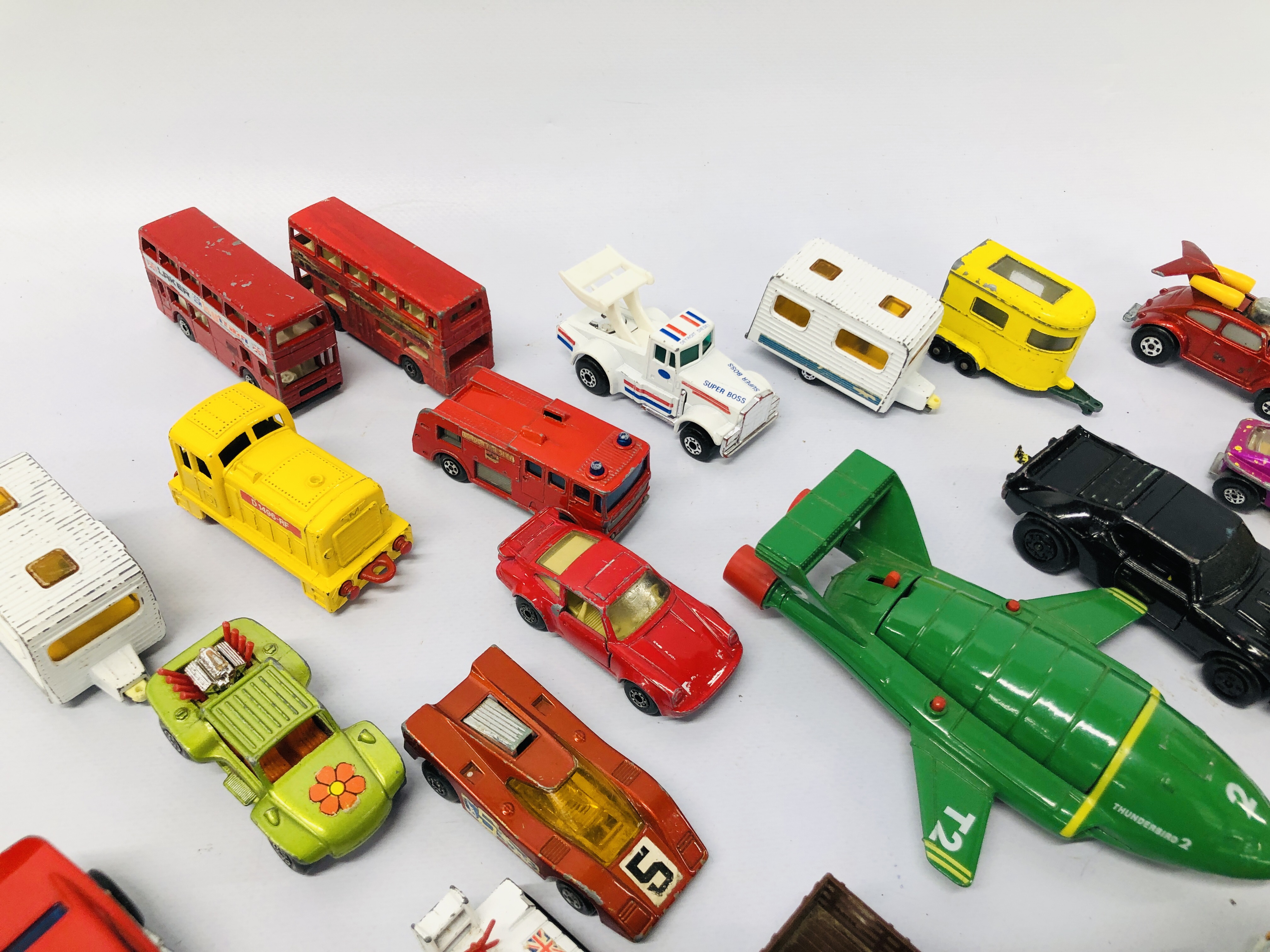COLLECTION OF ASSORTED MAINLY VINTAGE MATCHBOX DIE-CAST MODEL VEHICLES TO FLYING BUG, BAJA BUGGY, - Image 4 of 9