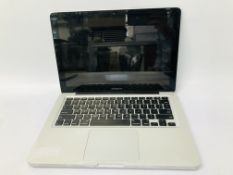 APPLE MAC BOOK PRO LAPTOP COMPUTER NO CHARGER - SOLD AS SEEN