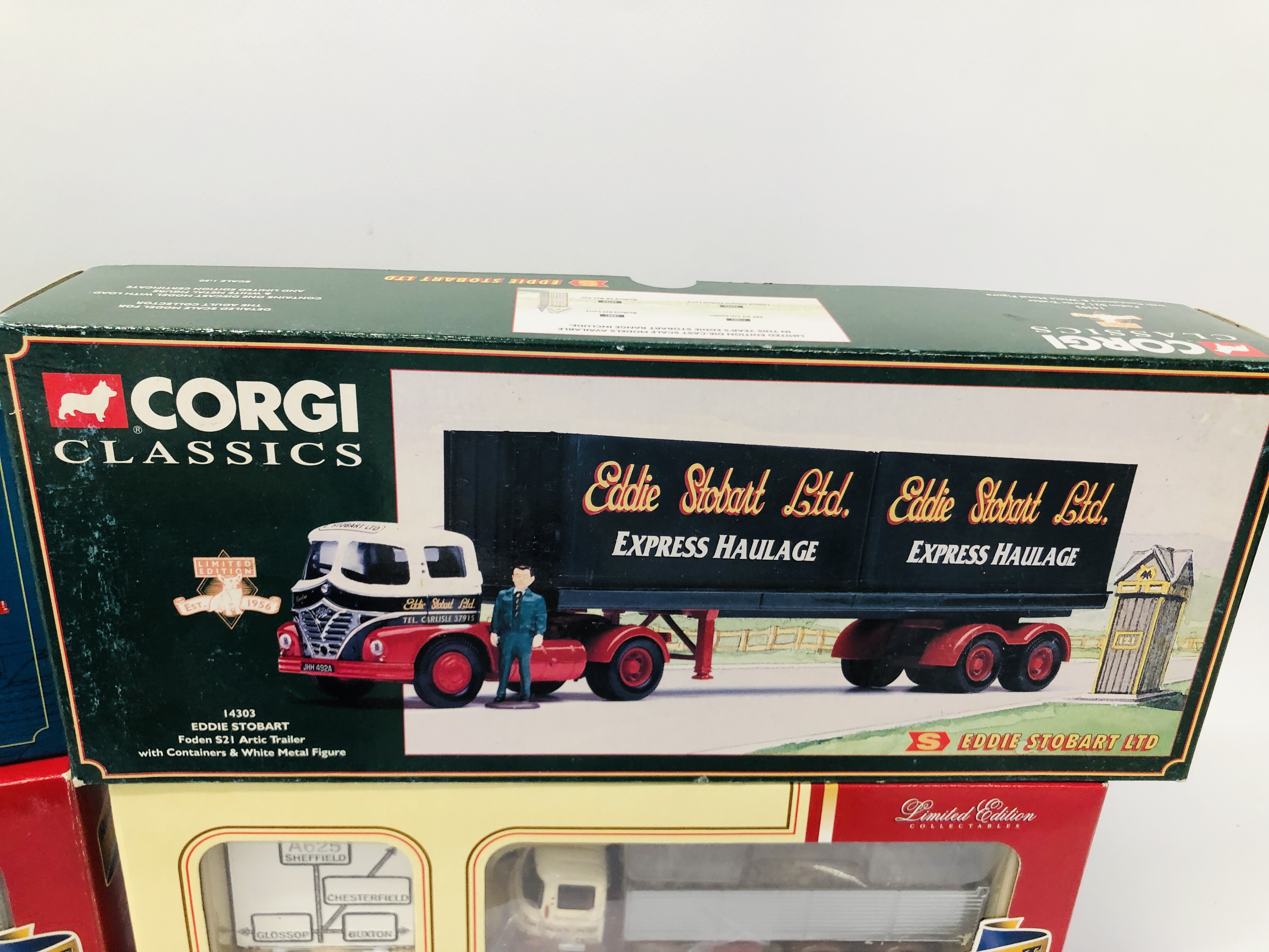 6 X BOXED CORGI DIE CAST COMMERCIALS TO INCLUDE 2 X FODEN S21 TIPPER, FODEN 8 WHEEL RIDGED, - Image 10 of 15