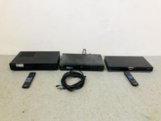 SONY DVD/CD/VIDEO CD, PANASONIC BLU-RAY DISC PLAYER,