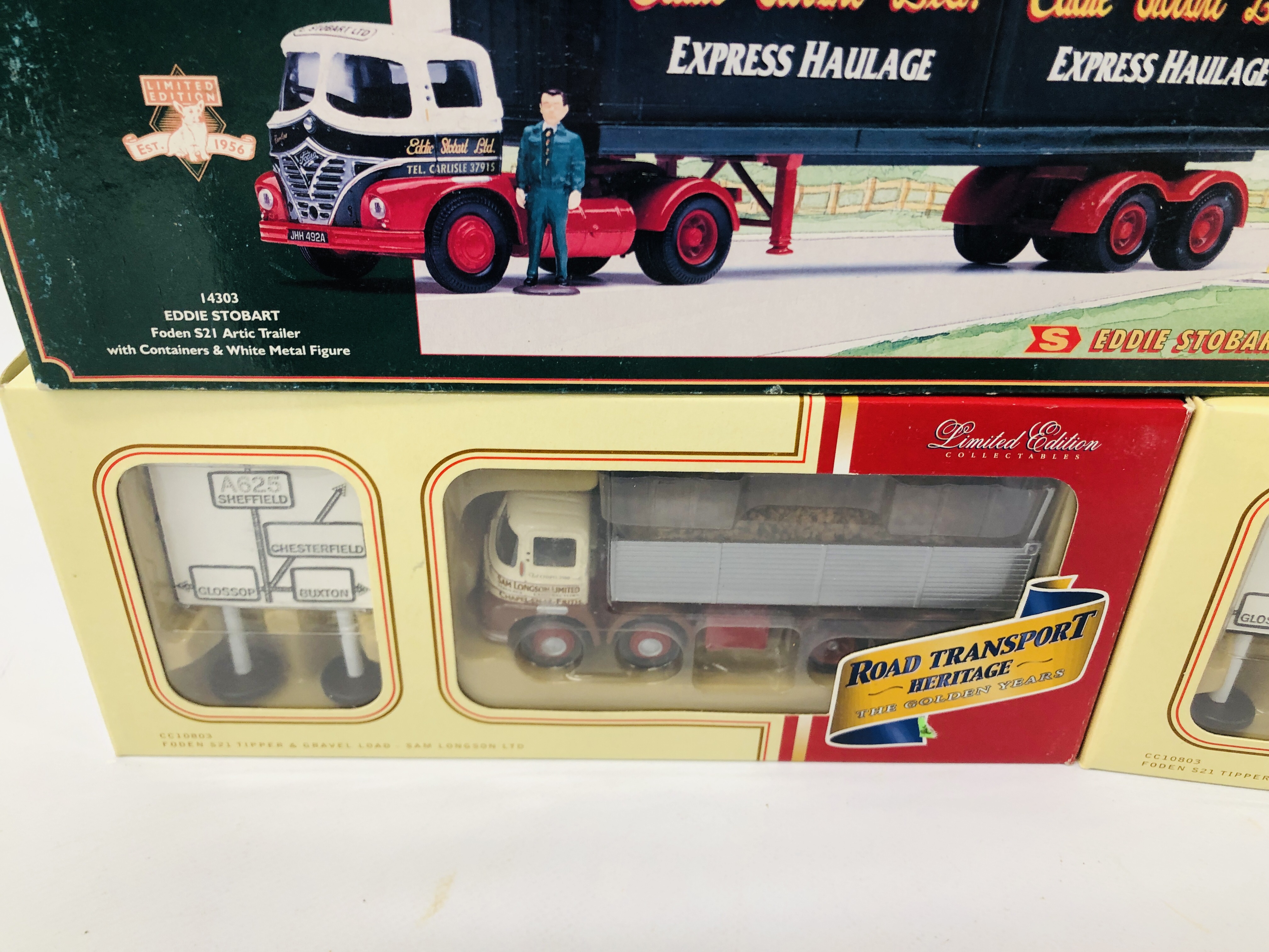 6 X BOXED CORGI DIE CAST COMMERCIALS TO INCLUDE 2 X FODEN S21 TIPPER, FODEN 8 WHEEL RIDGED, - Image 4 of 15