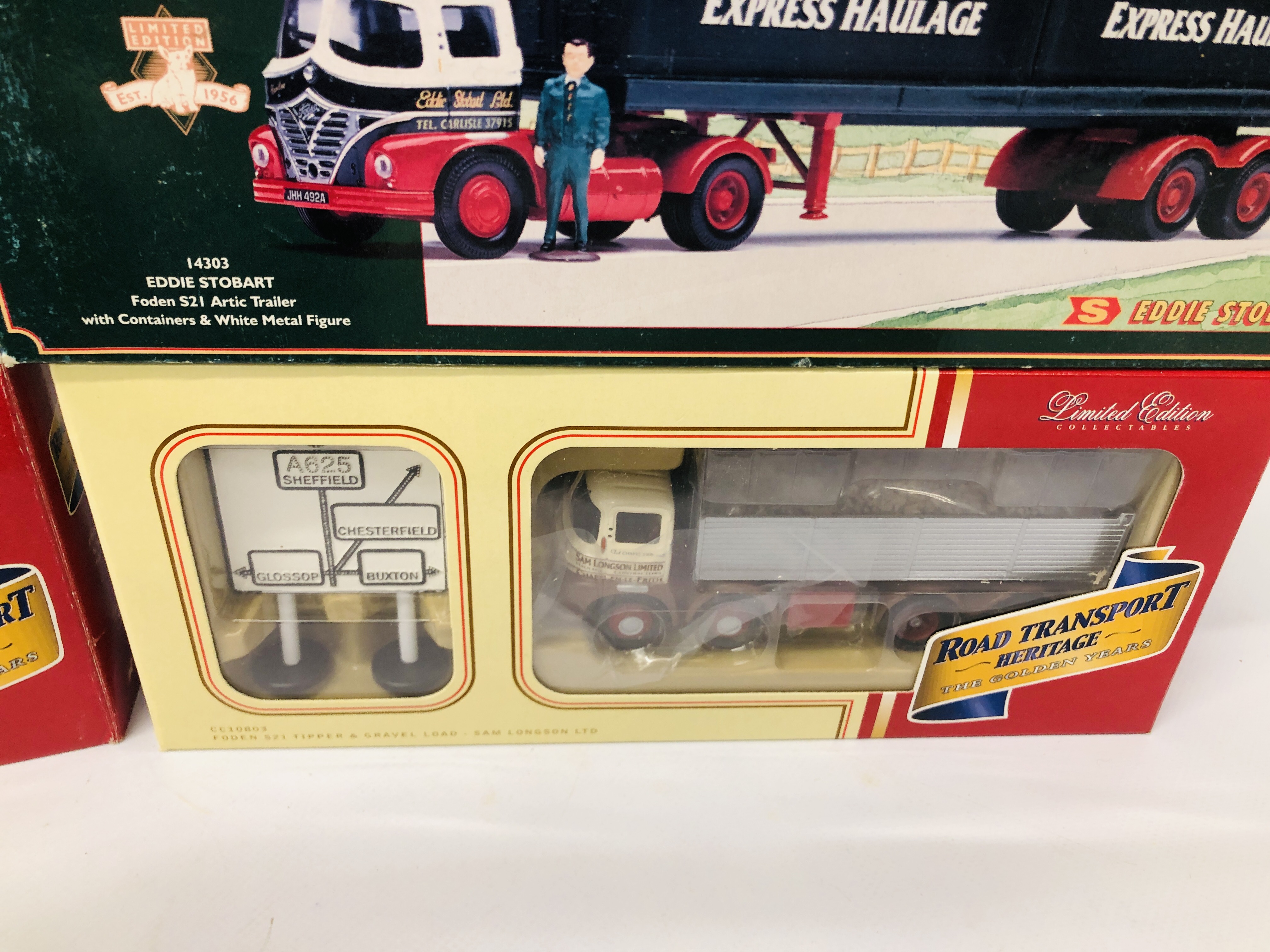 6 X BOXED CORGI DIE CAST COMMERCIALS TO INCLUDE 2 X FODEN S21 TIPPER, FODEN 8 WHEEL RIDGED, - Image 13 of 15