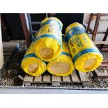 4 ROLLS OF ISOVER 75MM INSULATION