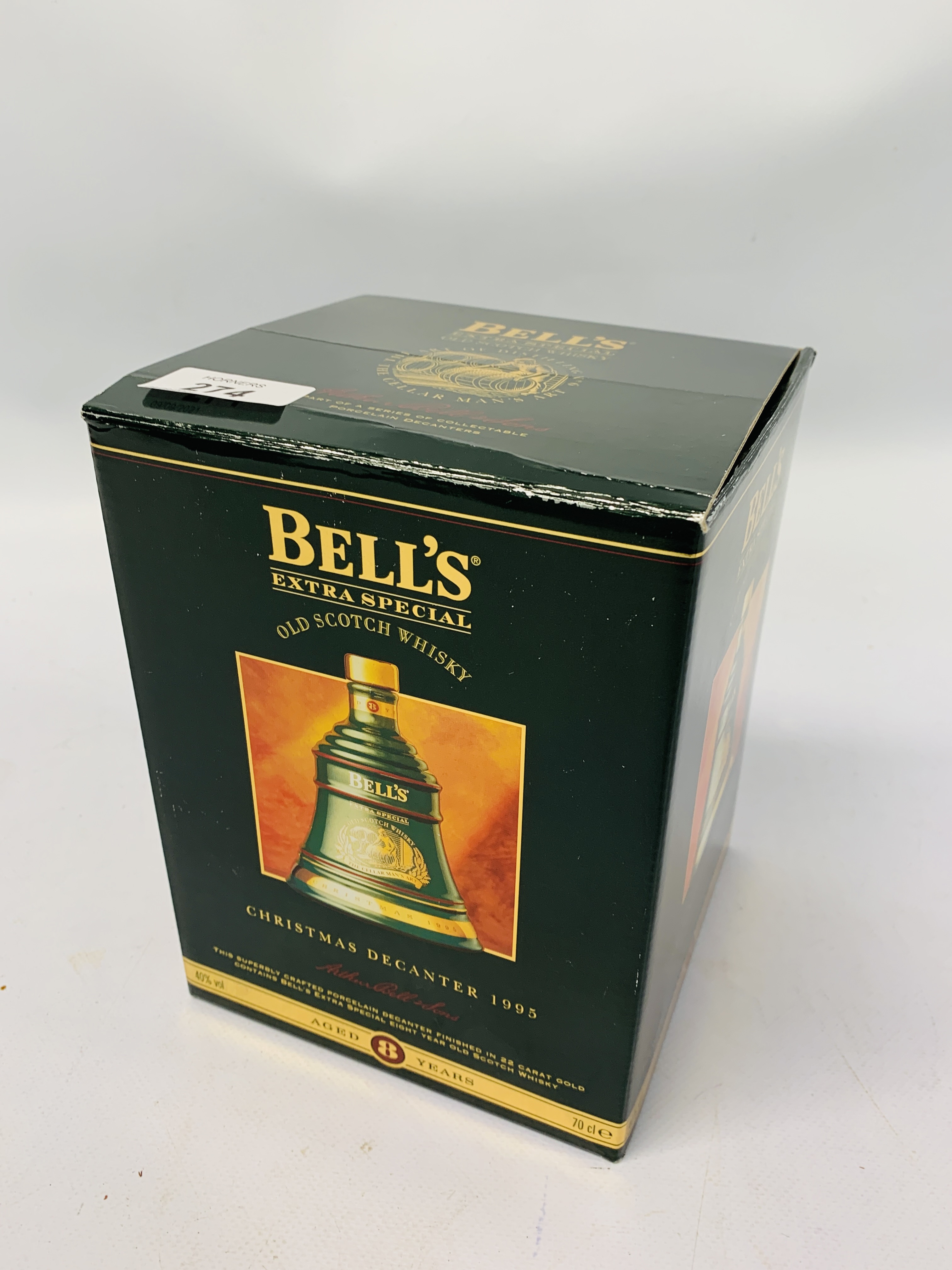 BELLS OLD SCOTCH WHISKY L EDITION CHRISTMAS 1999 DECANTER 70CL (BOXED)