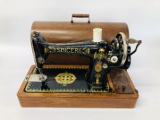 TWO SINGER SEWING MACHINES - SOLD AS SEEN