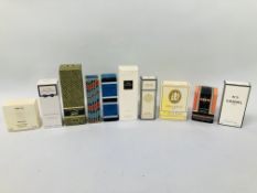 COLLECTION OF PART USED DESIGNER BRANDED PERFUMES TO INCLUDE CHANEL NO.