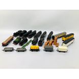 A COLLECTION OF HORNBY AND TRIANG "00" GAUGE MODEL RAILWAY TO INCLUDE 9 LOCO'S A/F CONDITION,