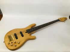 1 X BB605 YAMAHA BASS GUITAR (SET UP BY LUTHIER) (WITH SOFT PADDED TRANSIT CASE)