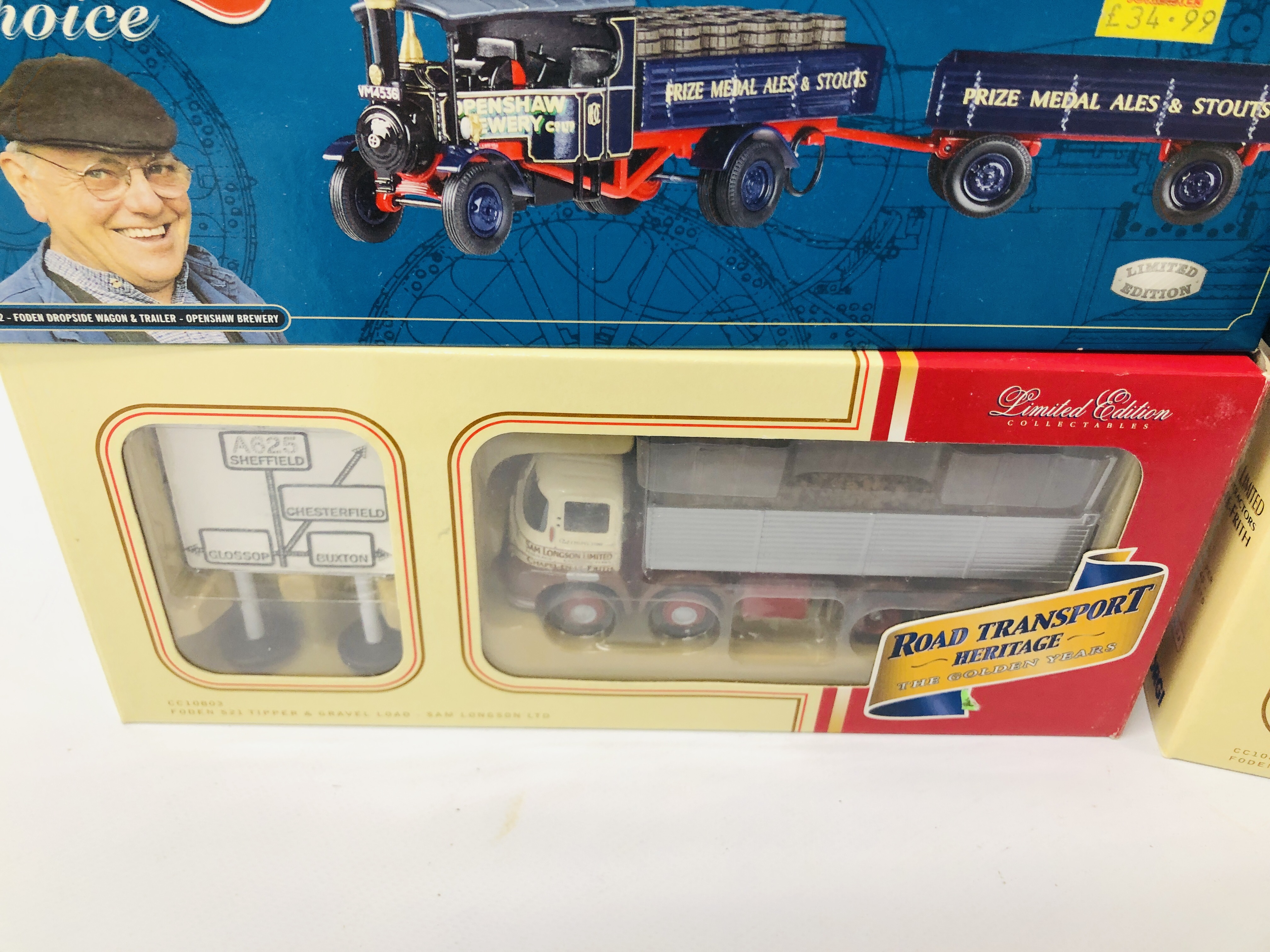 6 X BOXED CORGI DIE CAST COMMERCIALS TO INCLUDE 2 X FODEN S21 TIPPER, FODEN 8 WHEEL RIDGED, - Image 12 of 15