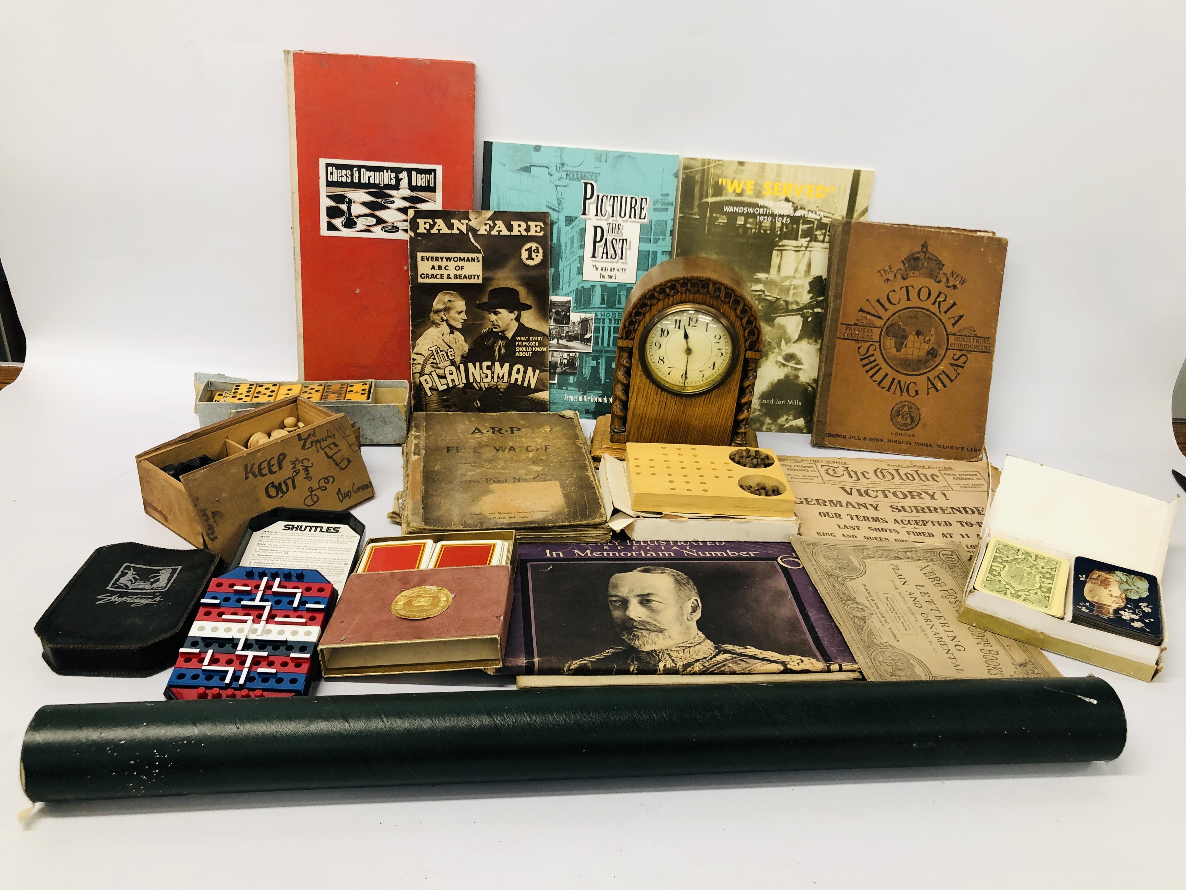 A GROUP OF MISC. COLLECTABLE'S AND EPHEMERA TO INCLUDE A.R.P.