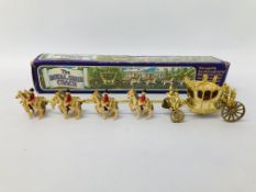 A BOXED 1977 SILVER JUBILEE "THE ROYAL STATE COACH" MANUFACTURED BY CRESCENT ENGLAND