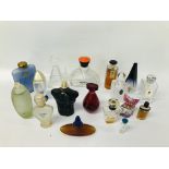 COLLECTION OF 18 SCENT BOTTLES ETC