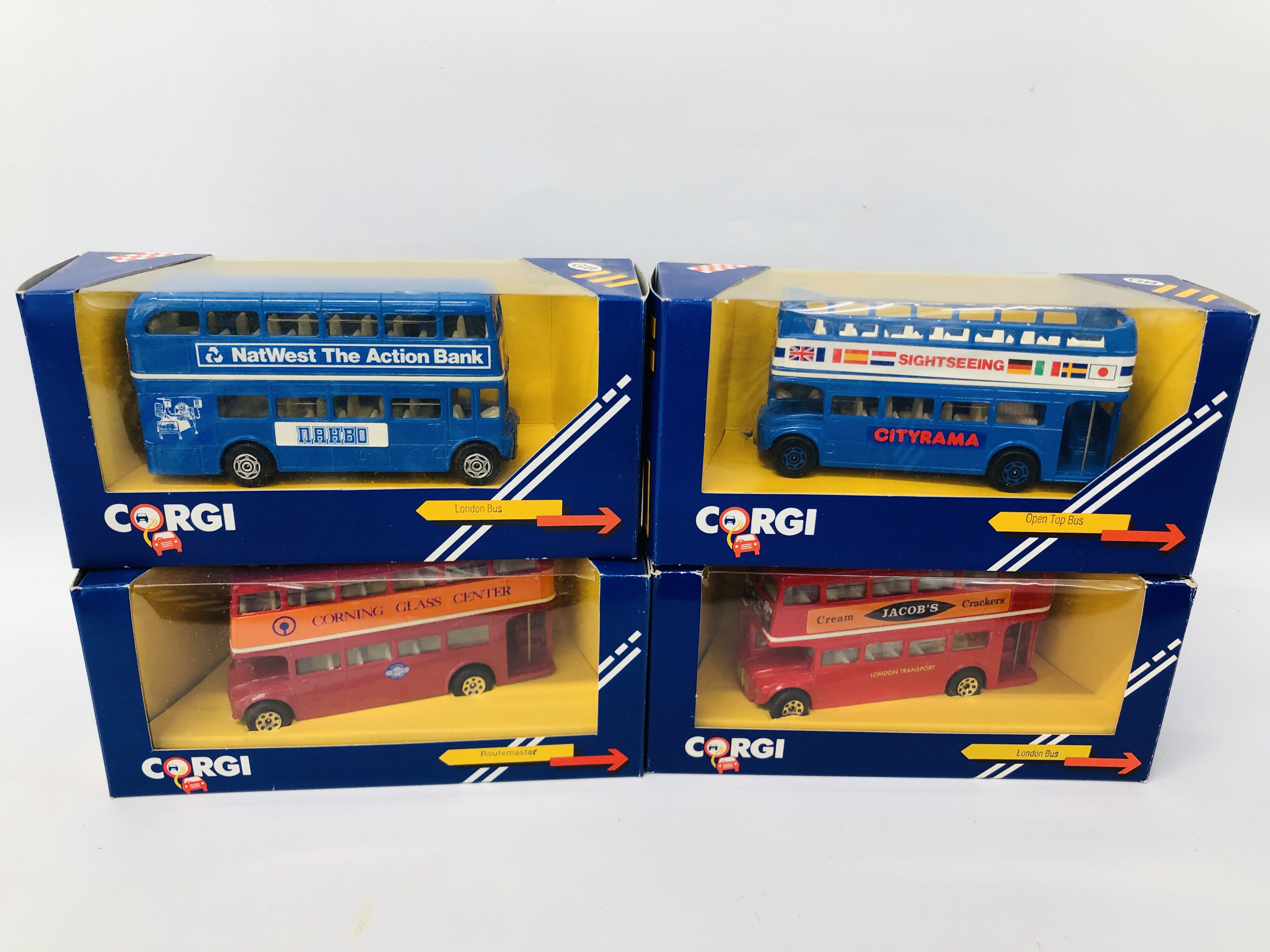 14 X CORGI BOXED ADVERTISING DOUBLE DECKER BUSES - Image 2 of 5