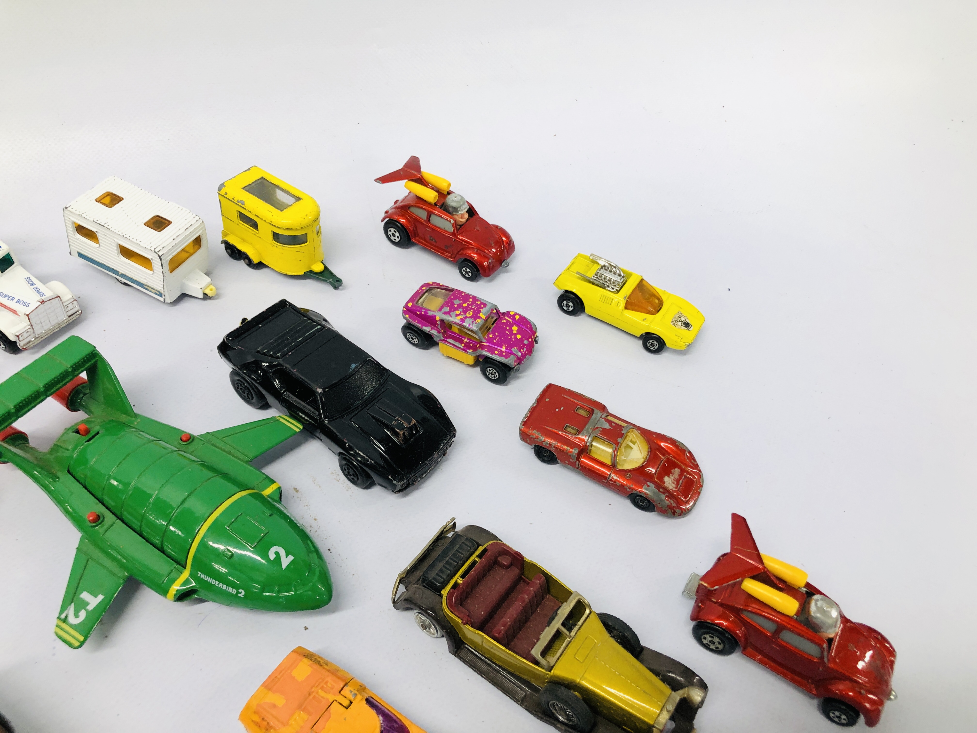 COLLECTION OF ASSORTED MAINLY VINTAGE MATCHBOX DIE-CAST MODEL VEHICLES TO FLYING BUG, BAJA BUGGY, - Image 5 of 9