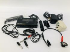 A SONY WALKMAN PROFESSIONAL WITH ACCESSORIES MODEL WM-D6C - SOLD AS SEEN