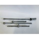 SNAP-ON TOOLS TO INCLUDE 3/8 INCH 11 INCH EXTENSION BAR FXK11, 3/8 INCH 6 INCH WOBBLE BAR FXW6,