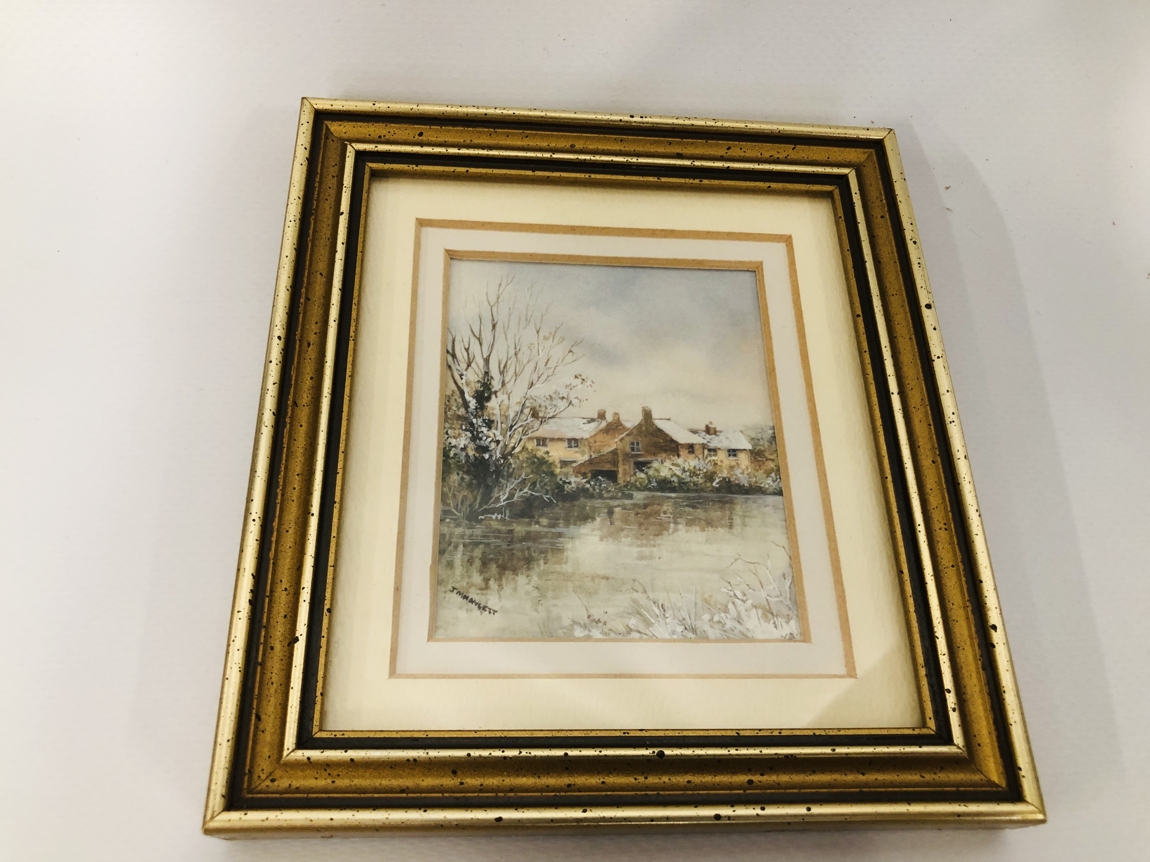 PAIR OF FRAMED WATERCOLOURS BEARING SIGNATURE "JENNY HAYLETT" THE GAMEKEEPERS COTTAGE WINTERTON AND - Image 7 of 11