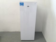 A BEKO UPRIGHT FREEZER MODEL FCFM1545W - SOLD AS SEEN