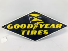 (R) GOODYEAR TYRES DIAMOND PLAQUE