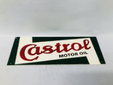 (R) RECTANGULAR CASTROL PLAQUE