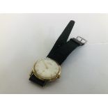 VINTAGE GENTS WRIST WATCH MARKED "GRADUS" 375 9CT.