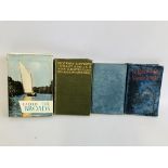 4 X HARDBACK BOOKS OF LOCAL INTEREST - THE BROADS BY E.A.