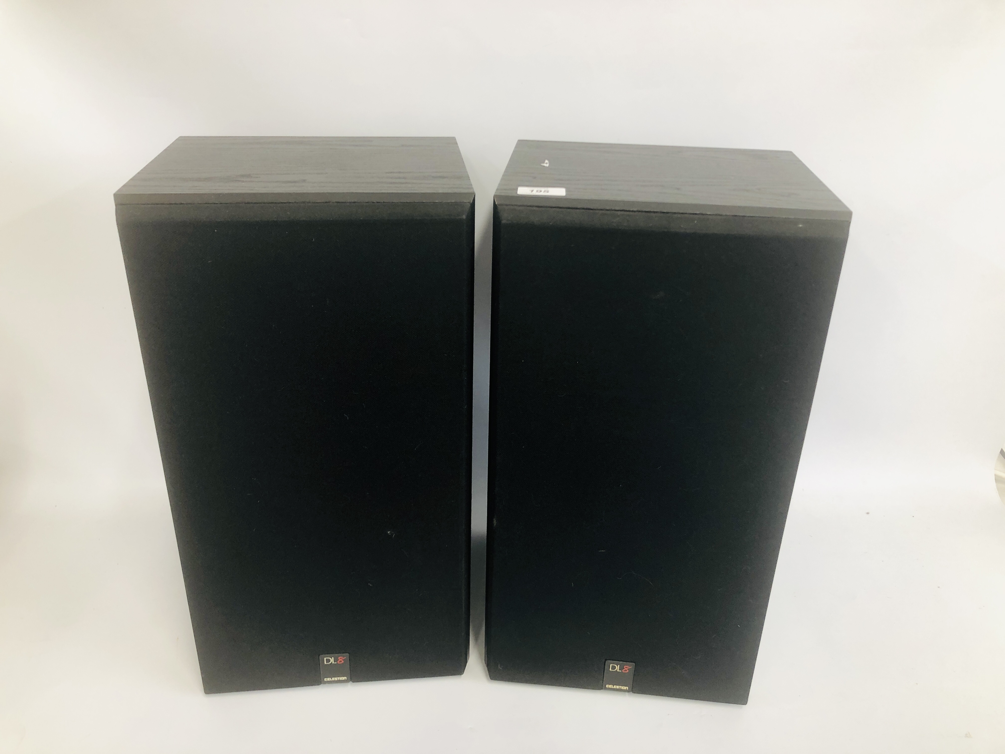 PAIR OF CELESTRON DL8 LOUDSPEAKERS (BLACK ASH FINISH CABINETS) - SOLD AS SEEN - Image 2 of 5