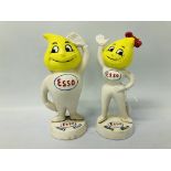 (R) PAIR ESSO BOY & GIRL PLAQUES