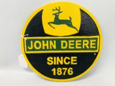 (R) JOHN DEERE WALL PLAQUE