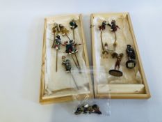 COLLECTION OF PERIOD ORIENTAL STICK PUPPETS (REQUIRES ATTENTION)