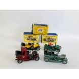COLLECTION OF MATCHBOX MODELS OF YESTERYEAR DI-CAST VEHICLES TO INCLUDE 1910 BENZ LIMOUSINE Y3