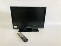 FINLUX 192 TELEVISION WITH BUILT IN DVD PLAYER AND REMOTE CONTROL - SOLD AS SEEN