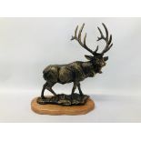 (R) CAST STAG FIGURE
