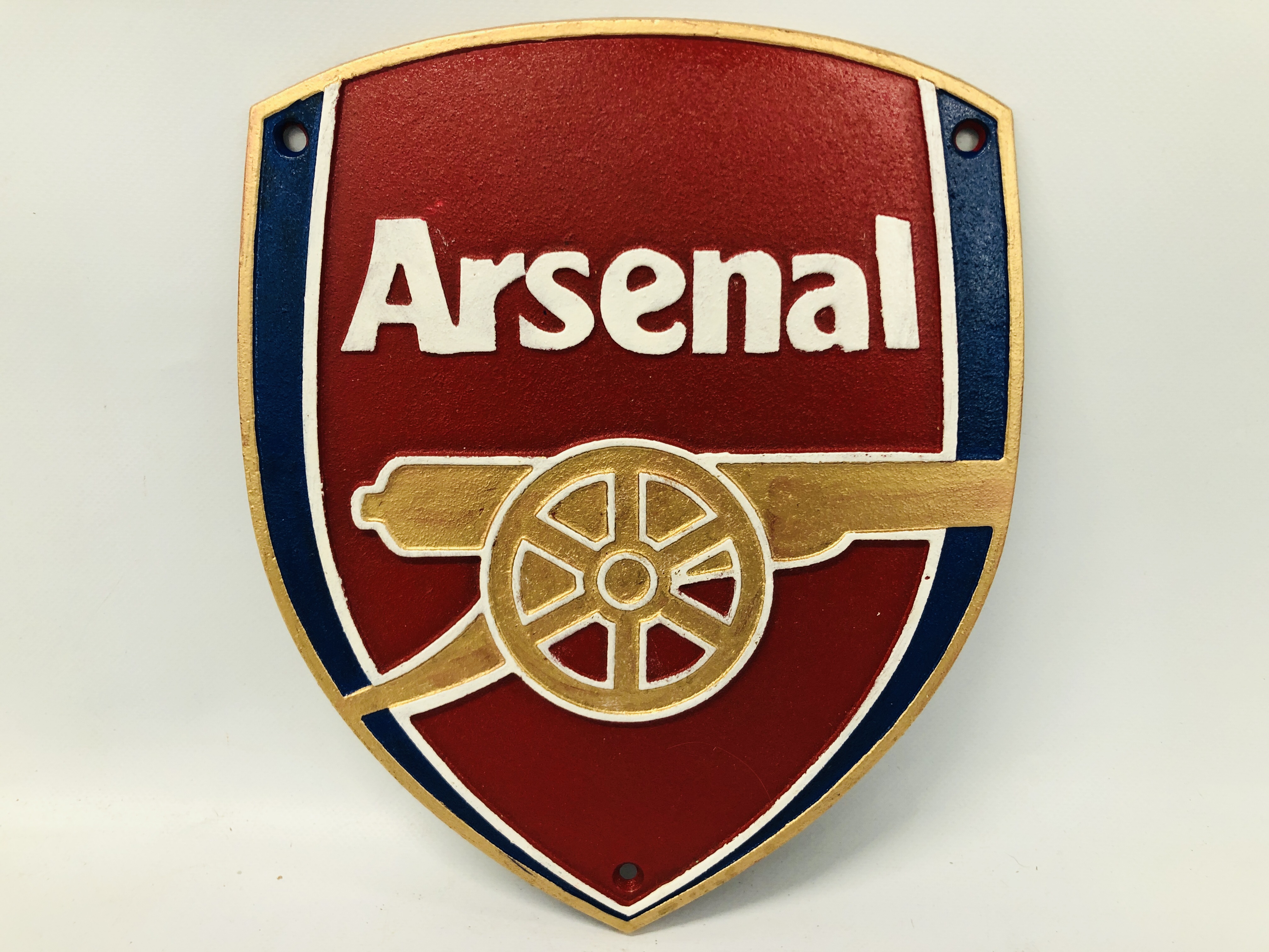 (R) ARSENAL FOOTBALL PLAQUE