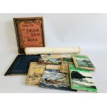COLLECTION OF VINTAGE LOCAL EPHEMERA AND MAPS, 2 X VINTAGE MAPS, RELATING TO THE NORFOLK BROADS,