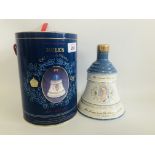 BELLS SCOTCH WHISKY COMMEMORATIVE WADE PORCELAIN DECANTER FROM ARTHUR BELL & SONS 75CL.