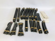 115 PIECES OF HORNBY "00" GAUGE TRACK