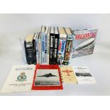 A COLLECTION OF RAF AND AIRCRAFT BOOKS AND PAMPHLETS TO INCLUDE A SHORT HISTORY OF RAF WEST RAGMAN,